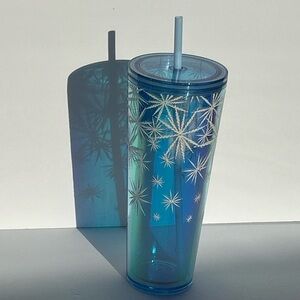 New Starbucks Blue Tumbler Size 24 oz